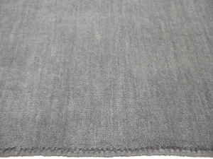 Gray Modern Solid 9X12 Gabbeh Oriental Rug