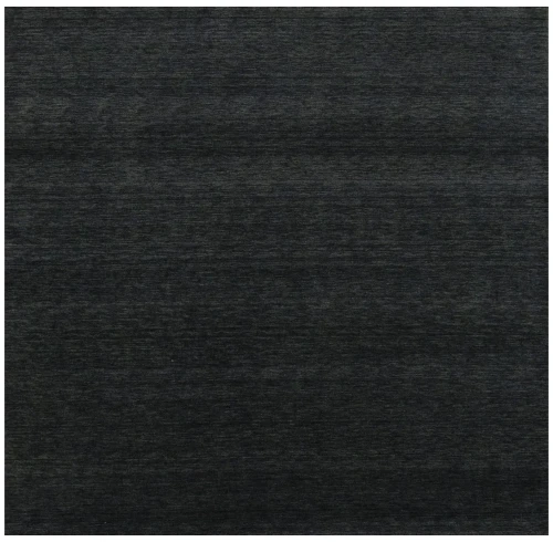 Charcoal Modern Solid 8X8 Gabbeh Oriental Square Rug