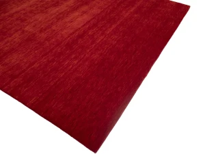 Red Modern Solid 8X8 Gabbeh Oriental Square Rug
