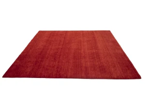 Red Modern Solid 8X8 Gabbeh Oriental Square Rug