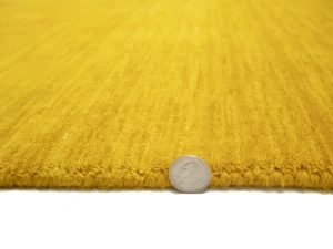 Marigold Modern Solid 8X8 Gabbeh Oriental Square Rug