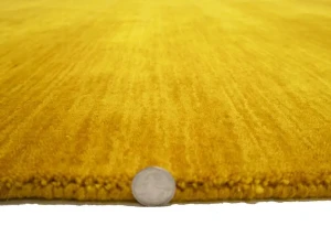 Marigold Modern Solid 6X9 Gabbeh Oriental Rug