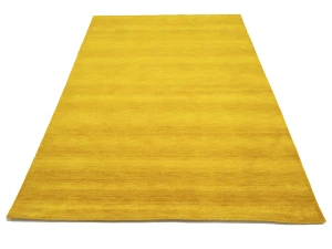 Marigold Modern Solid 5X8 Gabbeh Oriental Rug