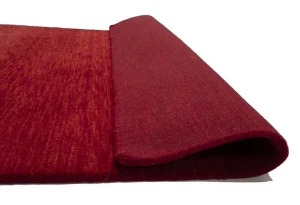 Red Modern Solid 4X6 Gabbeh Oriental Rug
