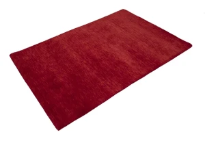 Red Modern Solid 4X6 Gabbeh Oriental Rug