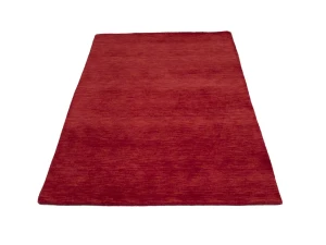 Red Modern Solid 4X6 Gabbeh Oriental Rug