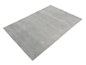 Gray Modern Solid 4X6 Gabbeh Oriental Area Rug
