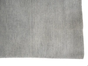 Gray Modern Solid 4X6 Gabbeh Oriental Area Rug