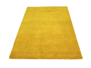 Marigold Modern Solid 4X6 Gabbeh Oriental Rug