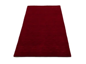 Red Modern Solid 3X5 Gabbeh Oriental Rug