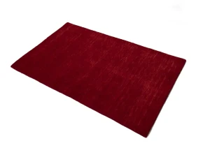 Red Modern Solid 3X5 Gabbeh Oriental Rug