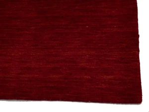 Red Modern Solid 3X5 Gabbeh Oriental Rug