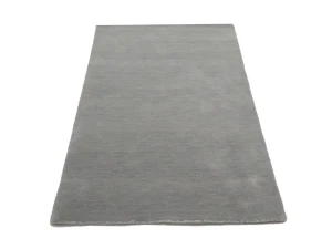 Gray Modern Solid 3X5 Gabbeh Oriental Rug