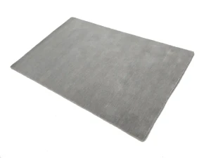 Gray Modern Solid 3X5 Gabbeh Oriental Rug