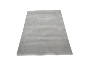 Gray Modern Solid 3X5 Gabbeh Oriental Rug