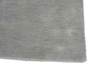 Gray Modern Solid 3X5 Gabbeh Oriental Rug