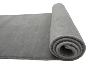 Gray Modern Solid 3X12 Gabbeh Oriental Runner Rug