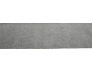 Gray Modern Solid 3X12 Gabbeh Oriental Runner Rug