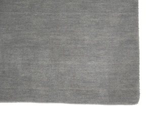 Gray Modern Solid 3X12 Gabbeh Oriental Runner Rug