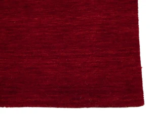 Red Modern Solid 3X12 Gabbeh Oriental Runner Rug