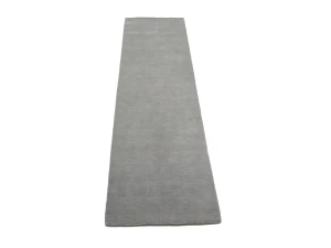Gray Modern Solid 3X10 Gabbeh Oriental Runner Rug