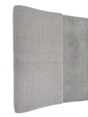 Gray Modern Solid 3X10 Gabbeh Oriental Runner Rug