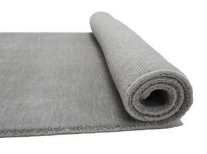 Gray Modern Solid 3X10 Gabbeh Oriental Runner Rug
