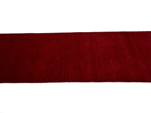 Red Modern Solid 3X10 Gabbeh Oriental Runner Rug