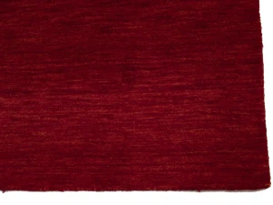 Red Modern Solid 3X10 Gabbeh Oriental Runner Rug