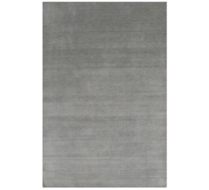 Gray Modern Solid 5X8 Gabbeh Oriental Rug
