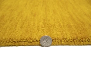 Marigold Solid Gabbeh Modern Rug in All Size