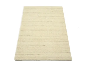 Cream Solid Gabbeh Modern Rug in All Size