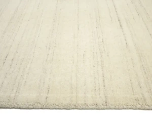 Cream Solid Gabbeh Modern Rug in All Size