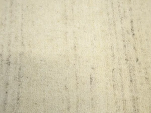Cream Solid Gabbeh Modern Rug in All Size