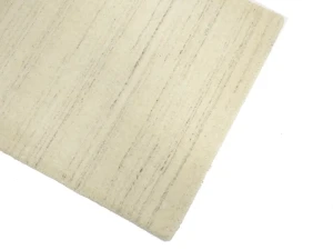 Cream Solid Gabbeh Modern Rug in All Size