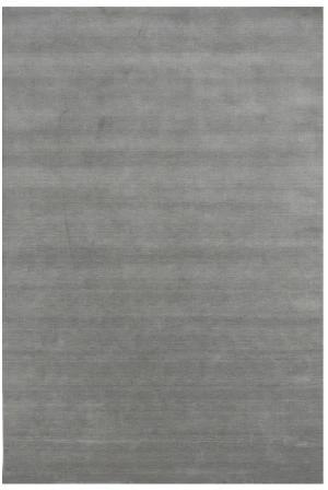 Gray Modern Solid 6X9 Gabbeh Oriental Rug