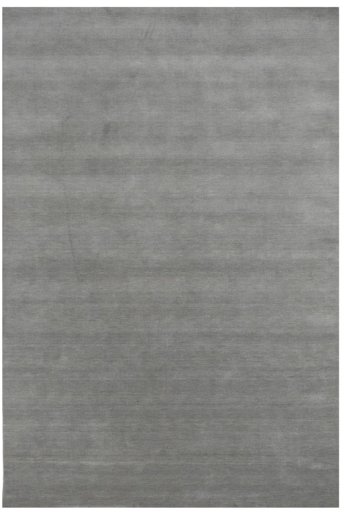 Gray Modern Solid 6X9 Gabbeh Oriental Rug