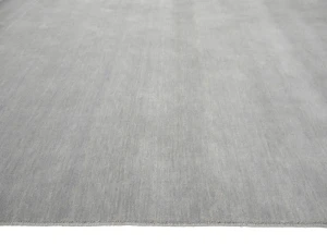 Gray Modern Solid 6X9 Gabbeh Oriental Rug