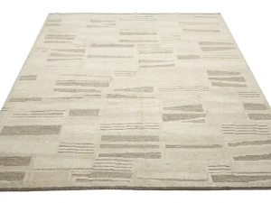 Beige Abstract 8X10 Oriental Modern Rug
