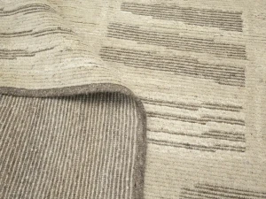 Beige Abstract 8X10 Oriental Modern Rug