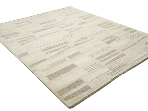 Beige Abstract 8X10 Oriental Modern Rug