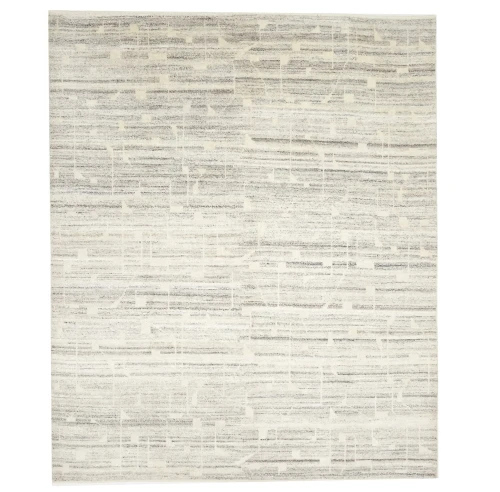 Cream Abstract 8X10 Modern Oriental Rug