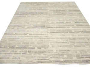 Cream Abstract 8X10 Modern Oriental Rug