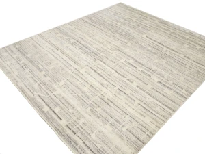 Cream Abstract 8X10 Modern Oriental Rug