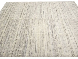 Cream Abstract 8X10 Modern Oriental Rug