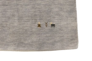 Gray Tribal 6X9 Gabbeh Modern Rug