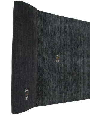 Charcoal Tribal 4X6 Gabbeh Modern Rug