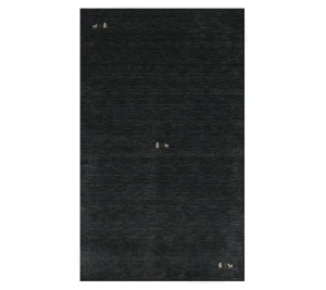 Charcoal Tribal 5X8 Gabbeh Modern Rug