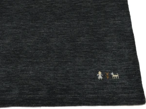 Charcoal Tribal 5X8 Gabbeh Modern Rug