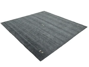 Charcoal Tribal 8X8 Gabbeh Modern Square Rug